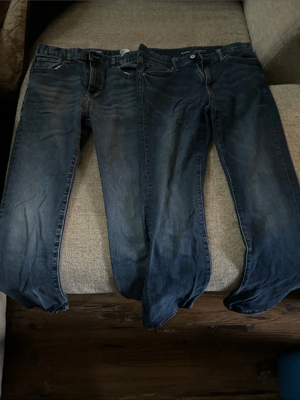 Boys Dark Blue Stretch Denim Jeans